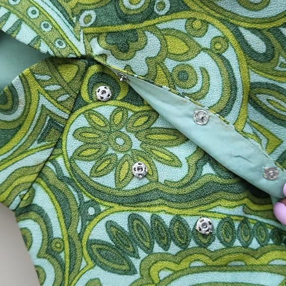 VINTAGE 70s cocktail dress - Picture 6 of 13